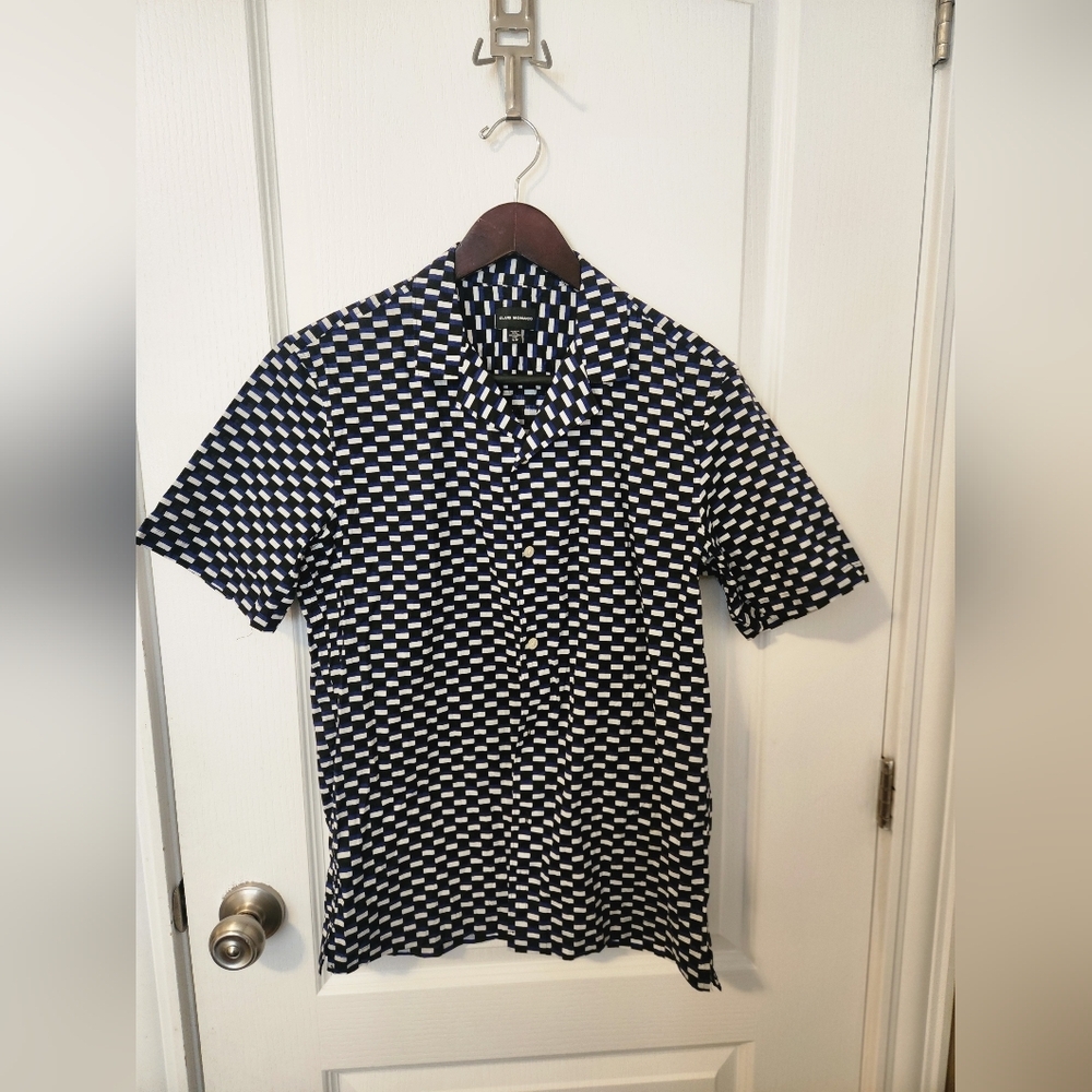 THREE Men's Club Monaco Short Sleeve Button Up Shirts Size Small - Picture 11 of 16